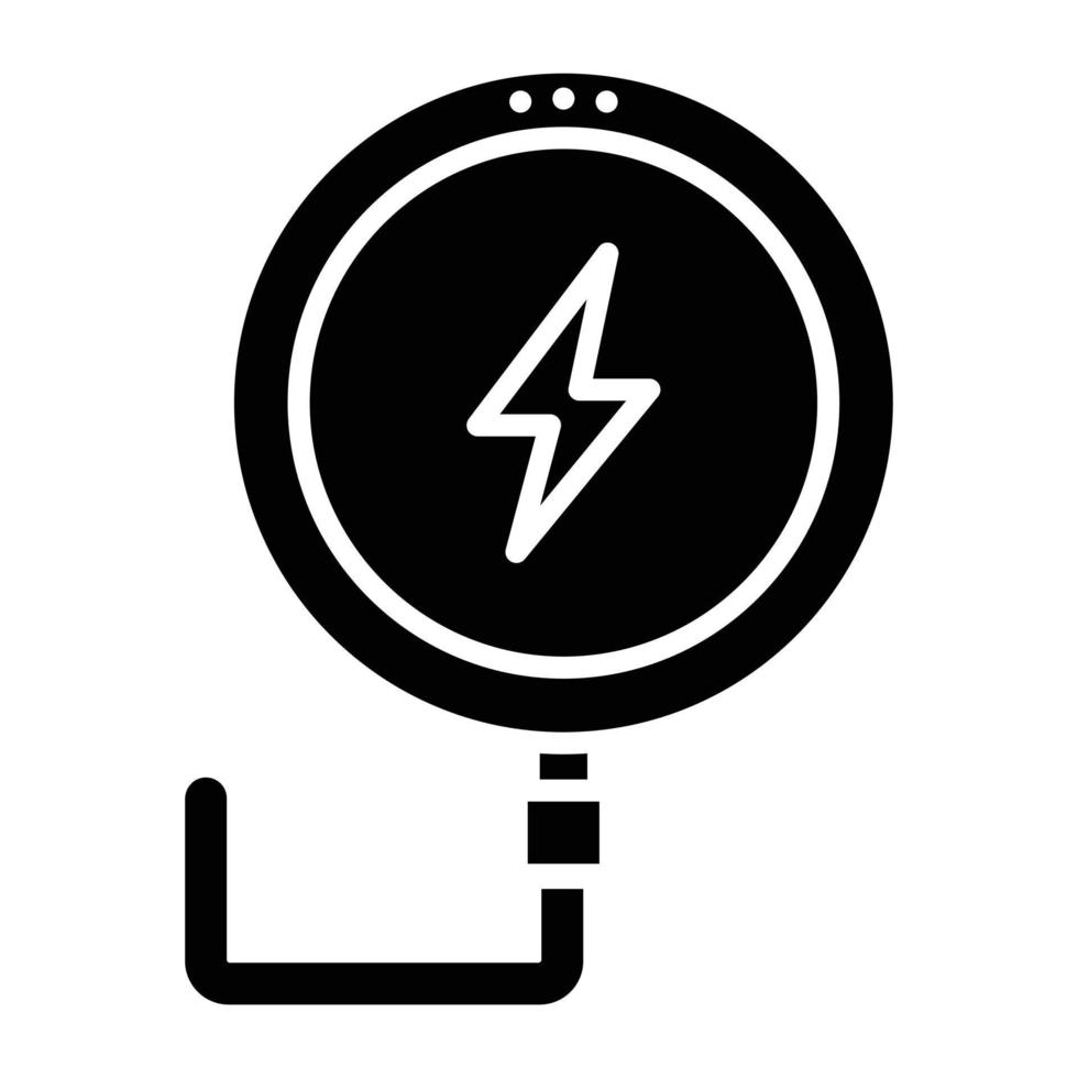 Wireless Charger Icon Style vector