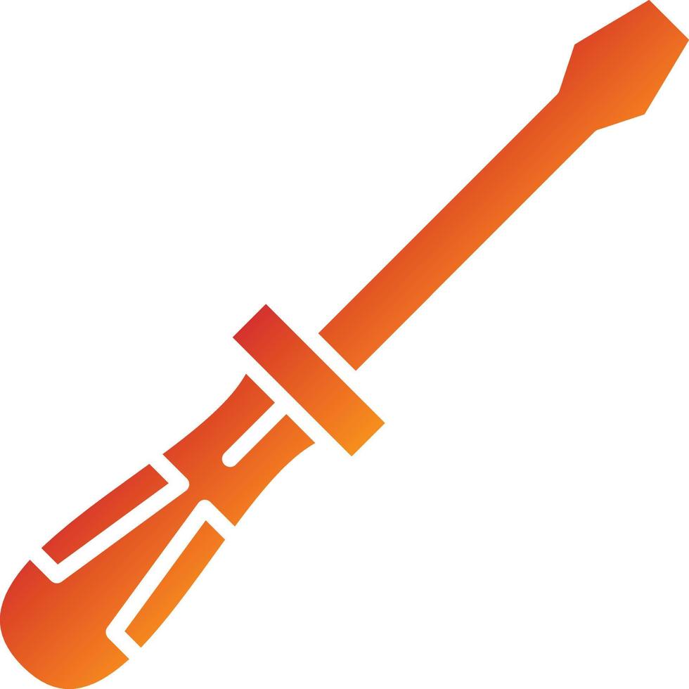 Screwdriver Icon Style vector