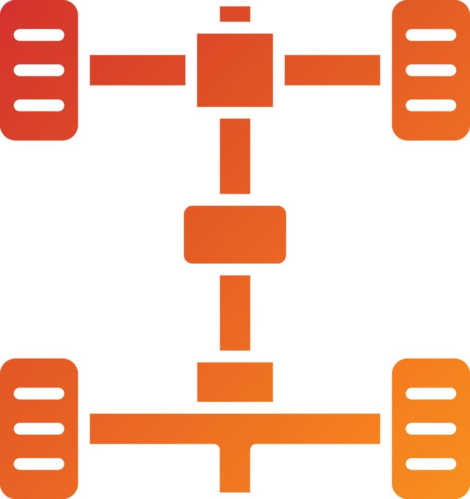Chassis Icon Style vector