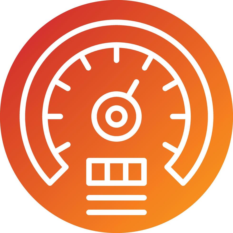 Tachometer Icon Style vector