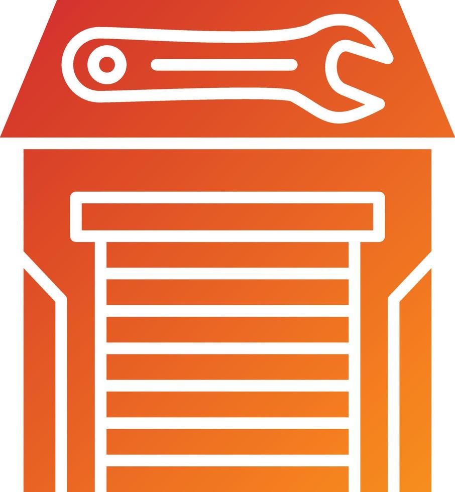 Service Station Icon Style vector