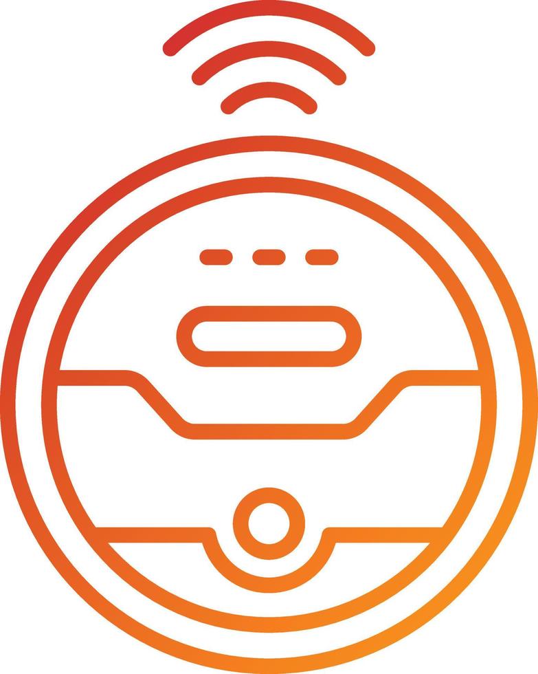 Robot Vaccum Icon Style vector