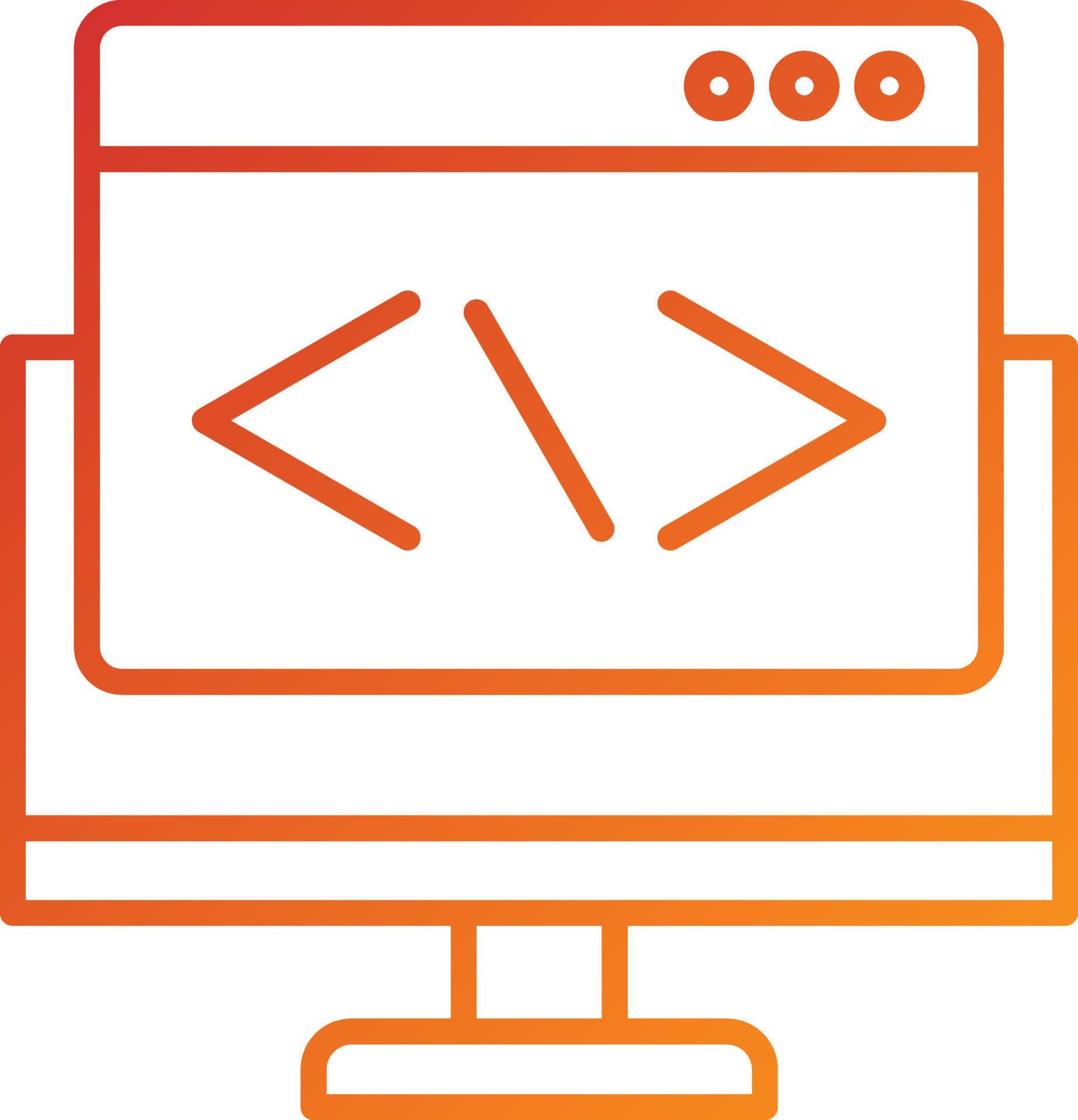 Web Programming Icon Style 8331413 Vector Art at Vecteezy