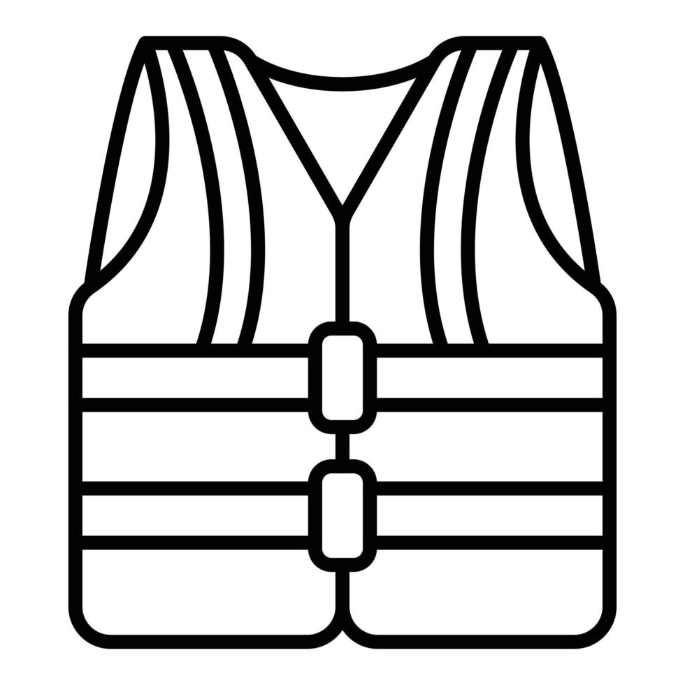 Labour Vest Icon Style vector