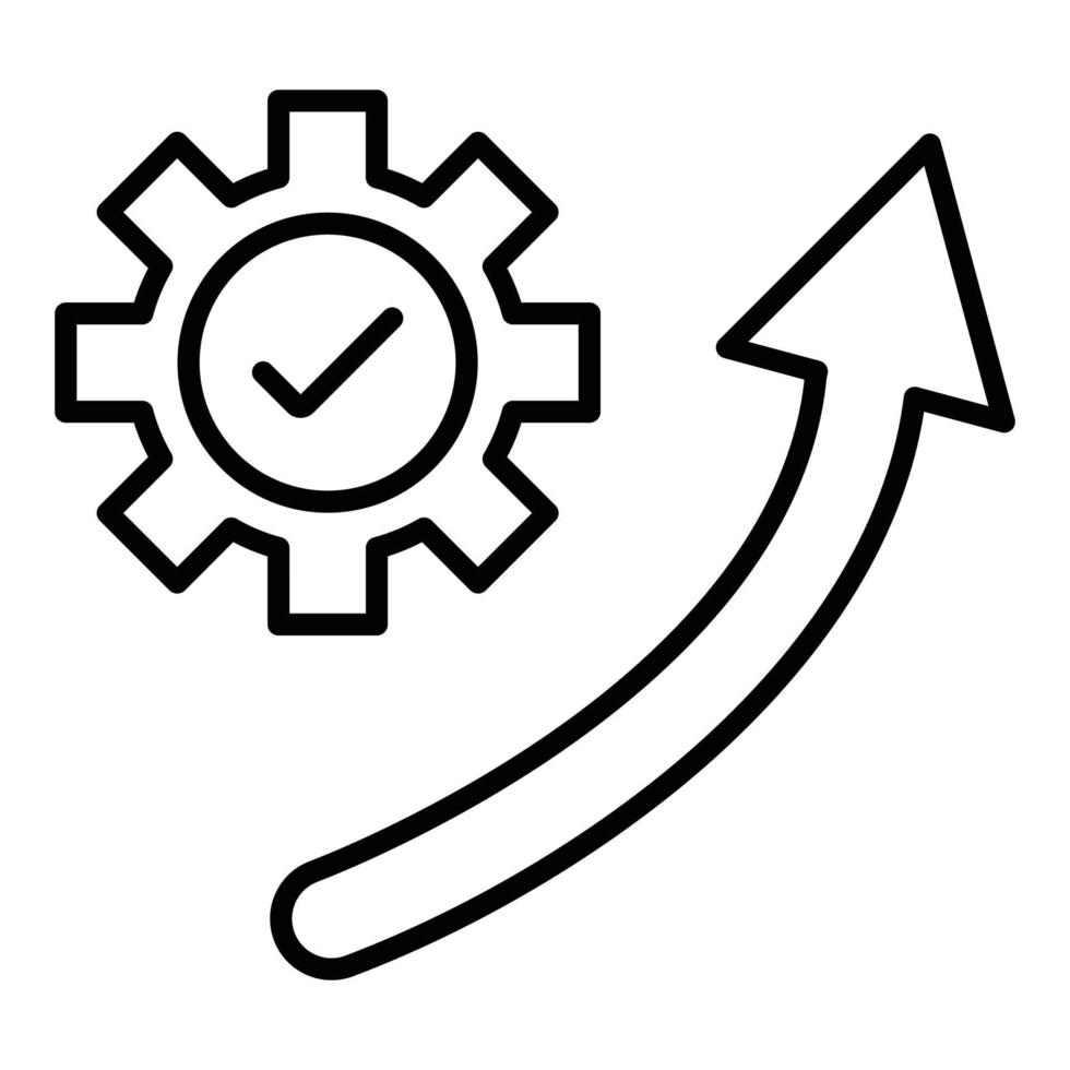 Efficiency Icon Style vector