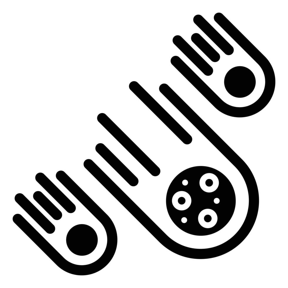 Meteorites Icon Style vector