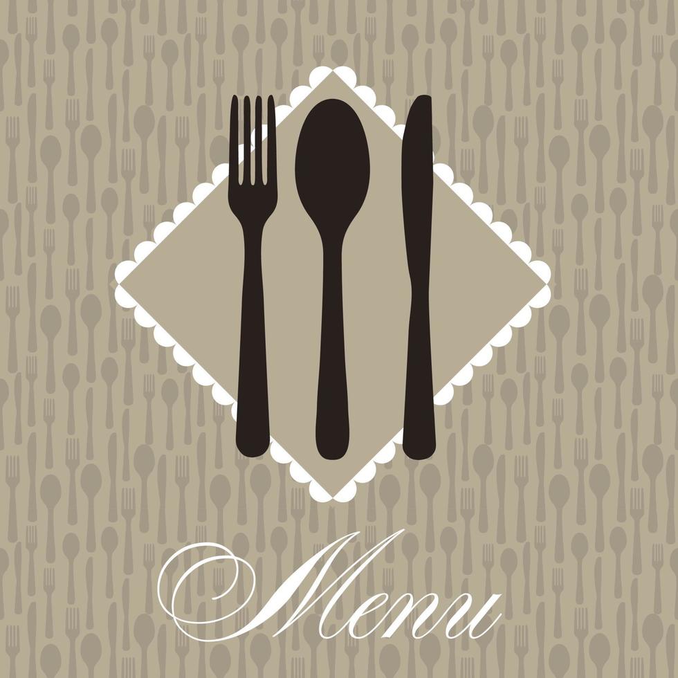 Restaurant menu template vector illustration