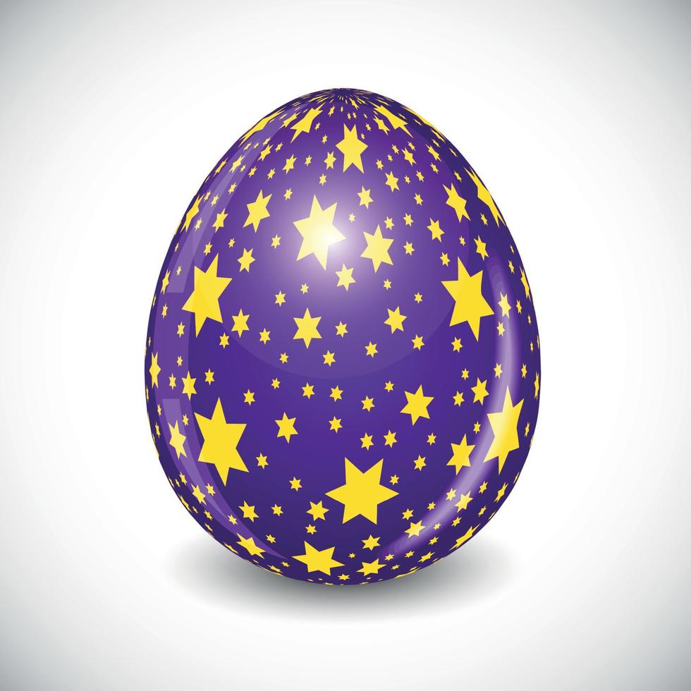 hermosa ilustración de vector de huevo de pascua
