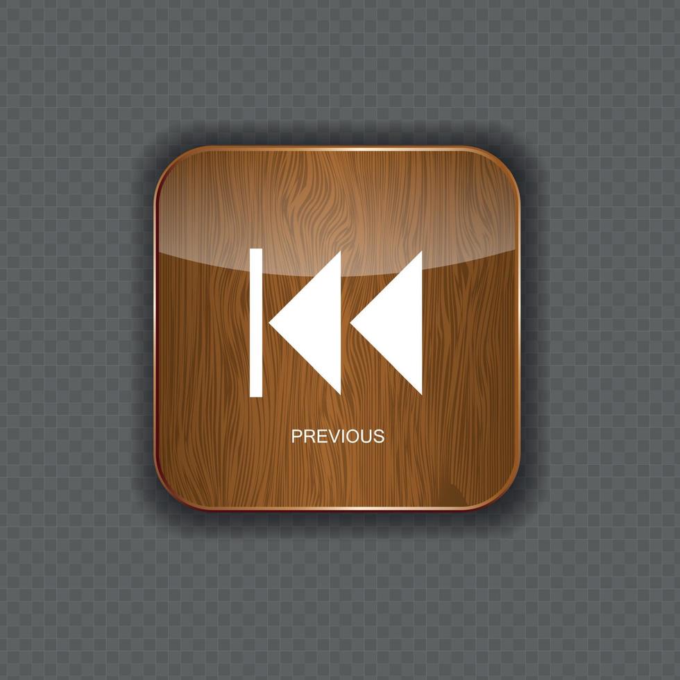 Music wood application icons vector illustration
