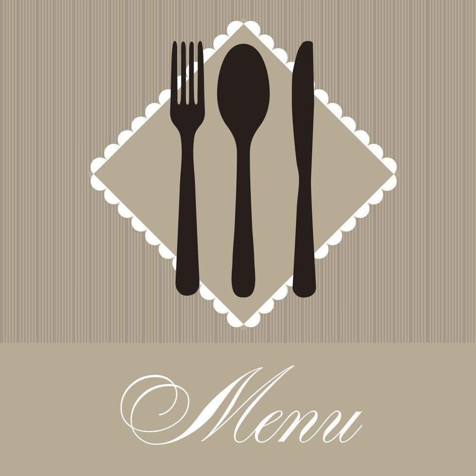 Restaurant menu template vector illustration