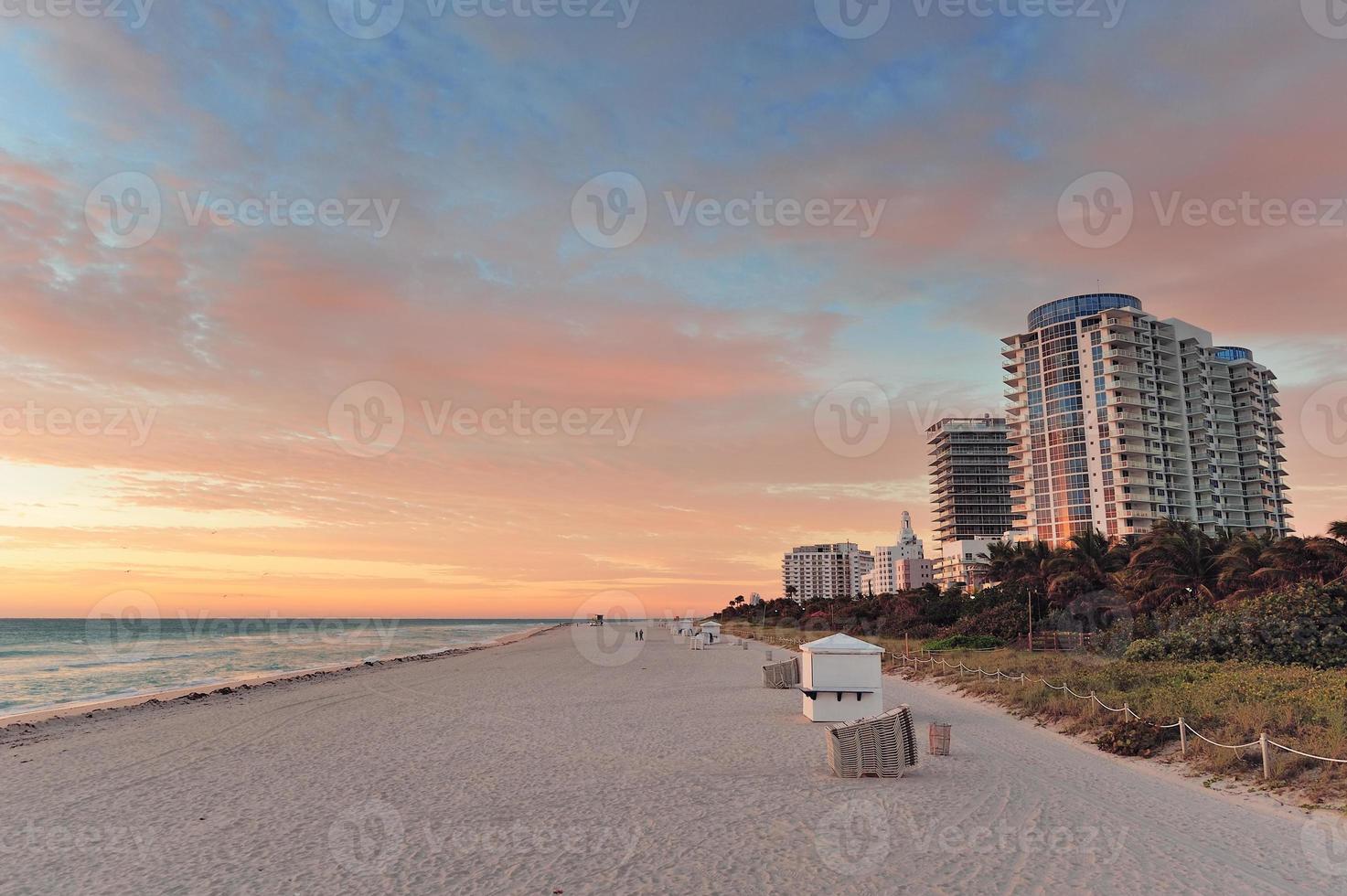 miami playa vista al mar foto