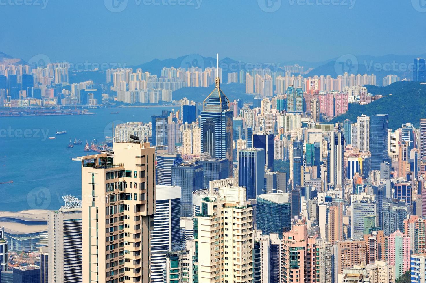 Hong Kong aerial view 8333137 Stock Photo at Vecteezy