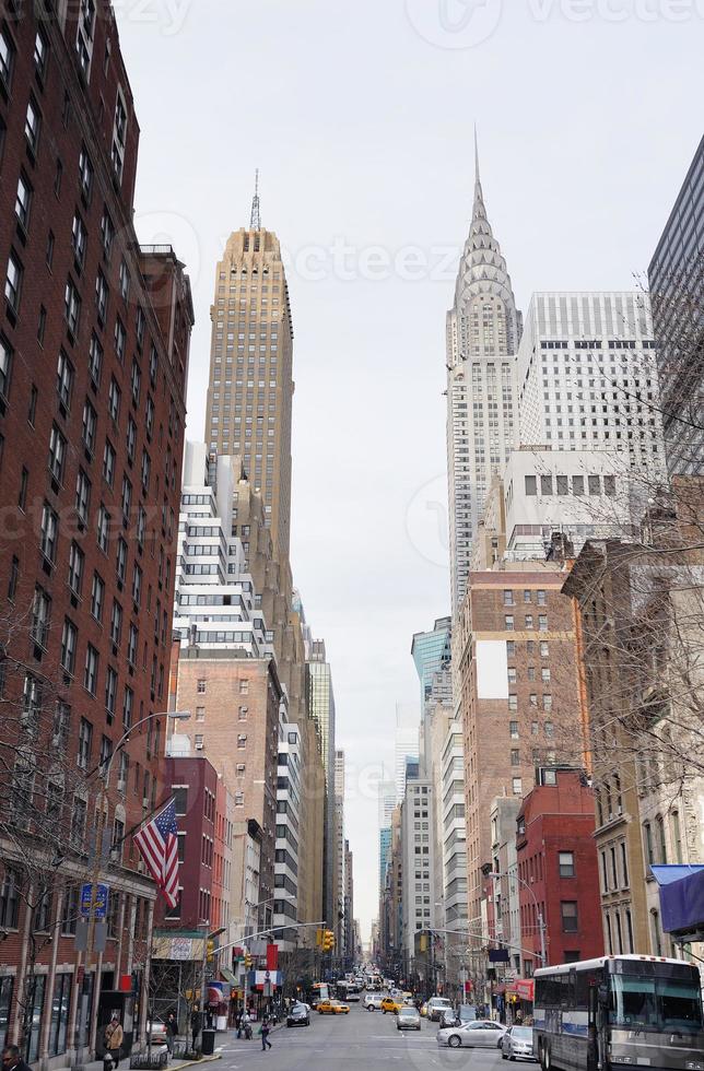 New York City Manhattan street view photo