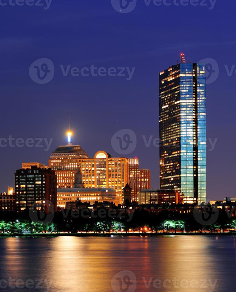 Boston Charles River at dusk photo