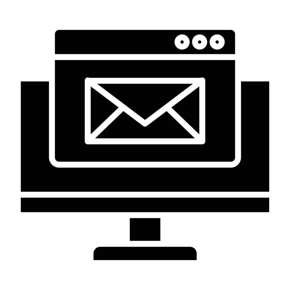 Email Marketing Icon Style vector