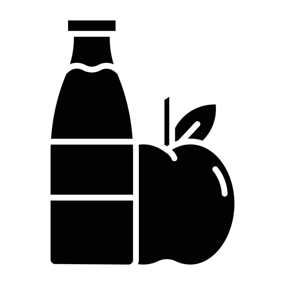 Healthy Food Icon Style vector