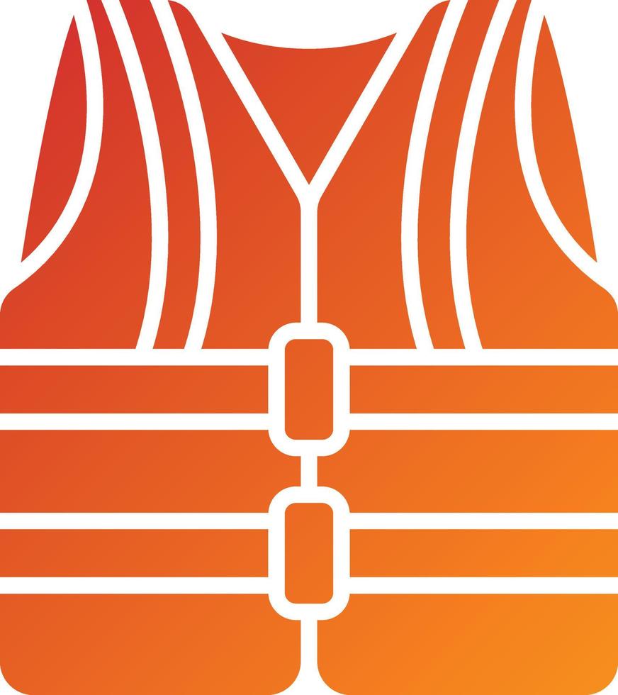 Labour Vest Icon Style vector