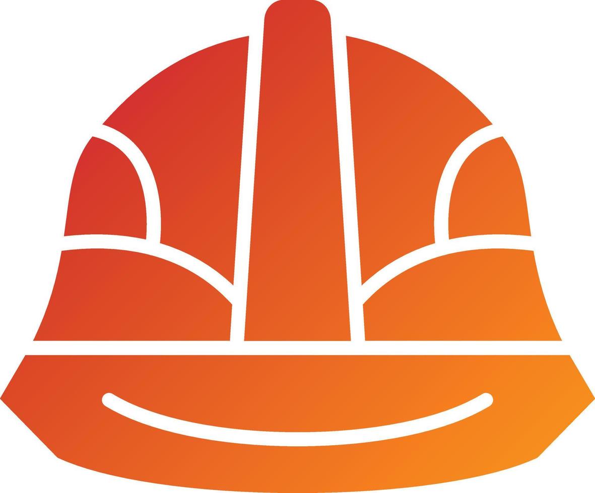 Safety Helmet Icon Style vector
