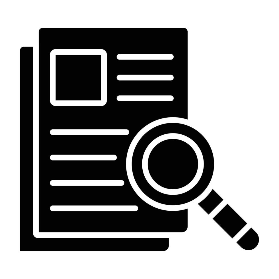 Investigation Icon Style vector