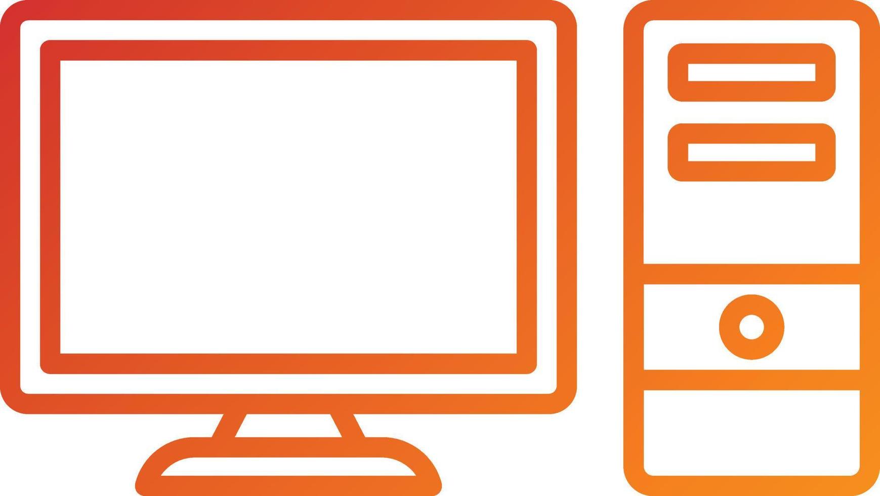 Computer Icon Style vector