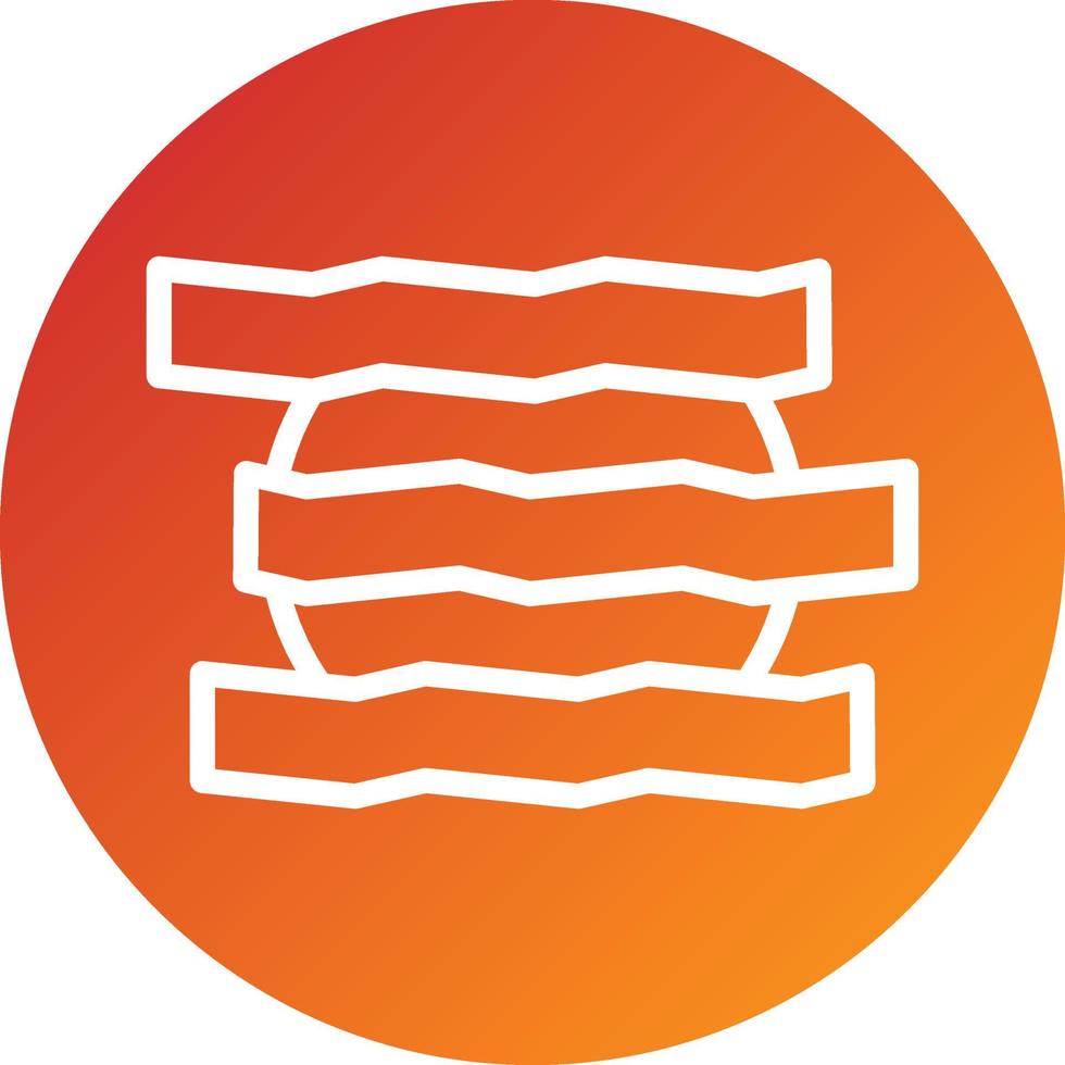 Bacon Icon Style vector