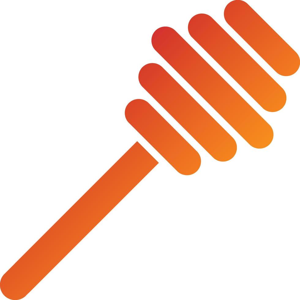 Honey Dipper Icon Style vector