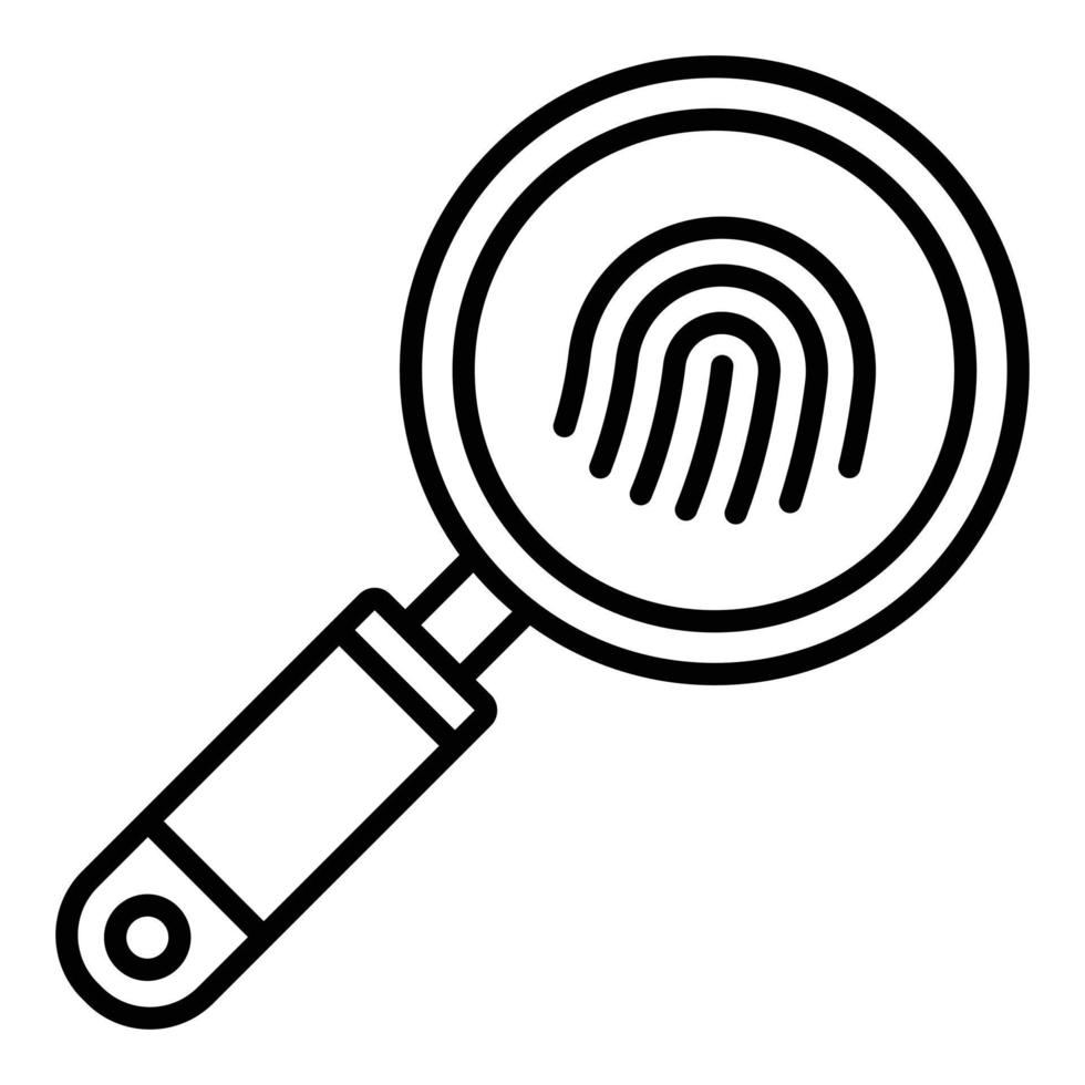 Evidence Icon Style vector