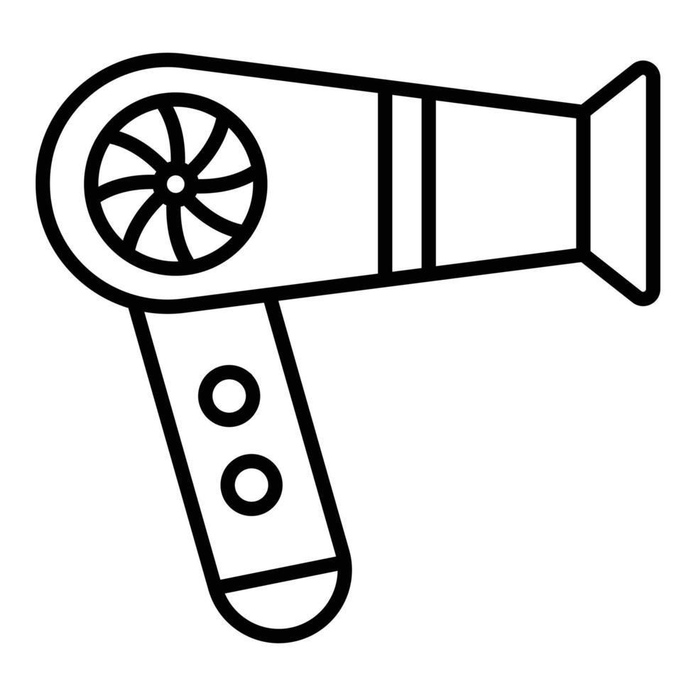 Hair Dryer Icon Style vector