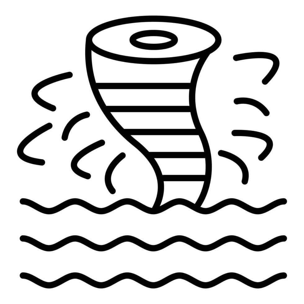 Typhoon Icon Style vector