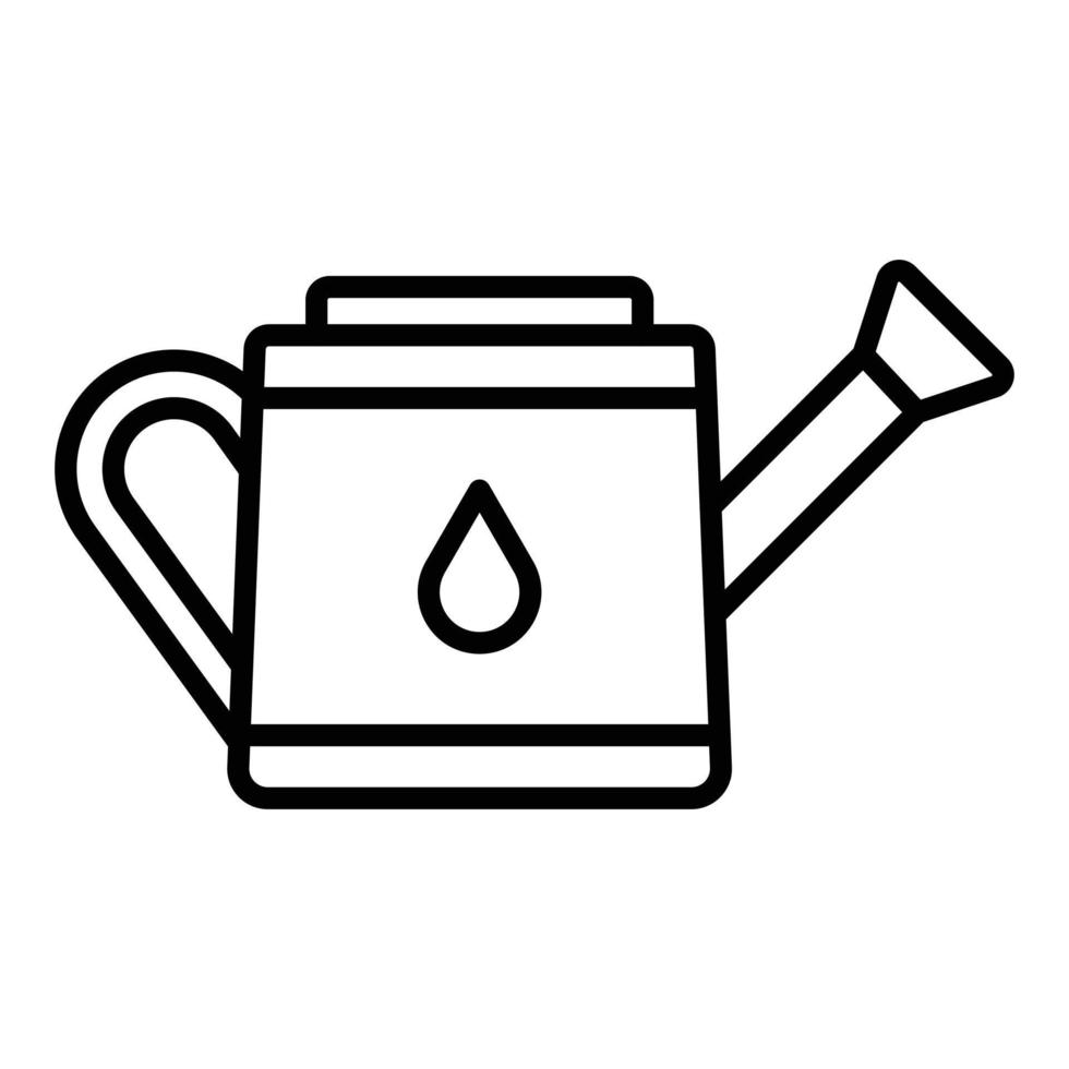 Watering Can Icon Style vector