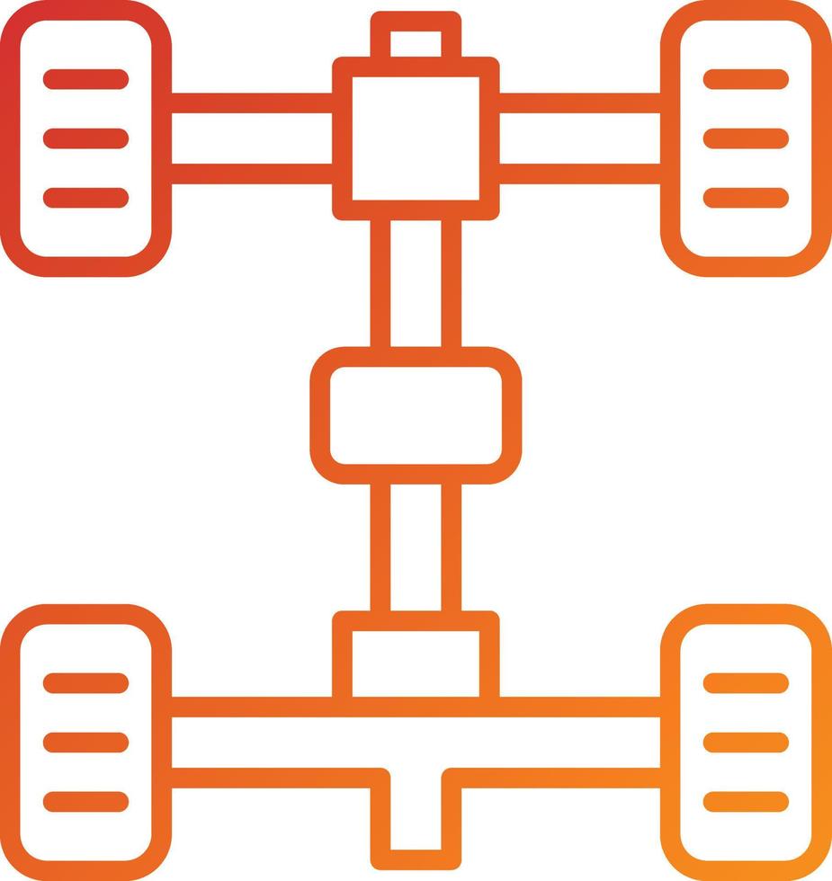 Chassis Icon Style vector