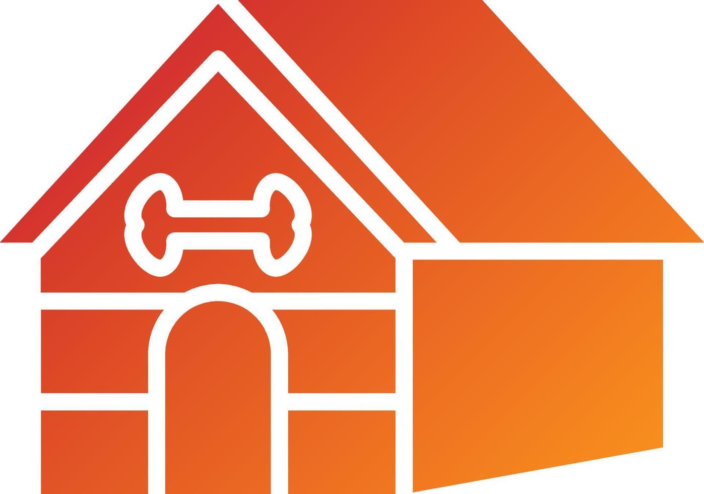 Pet House Icon Style vector