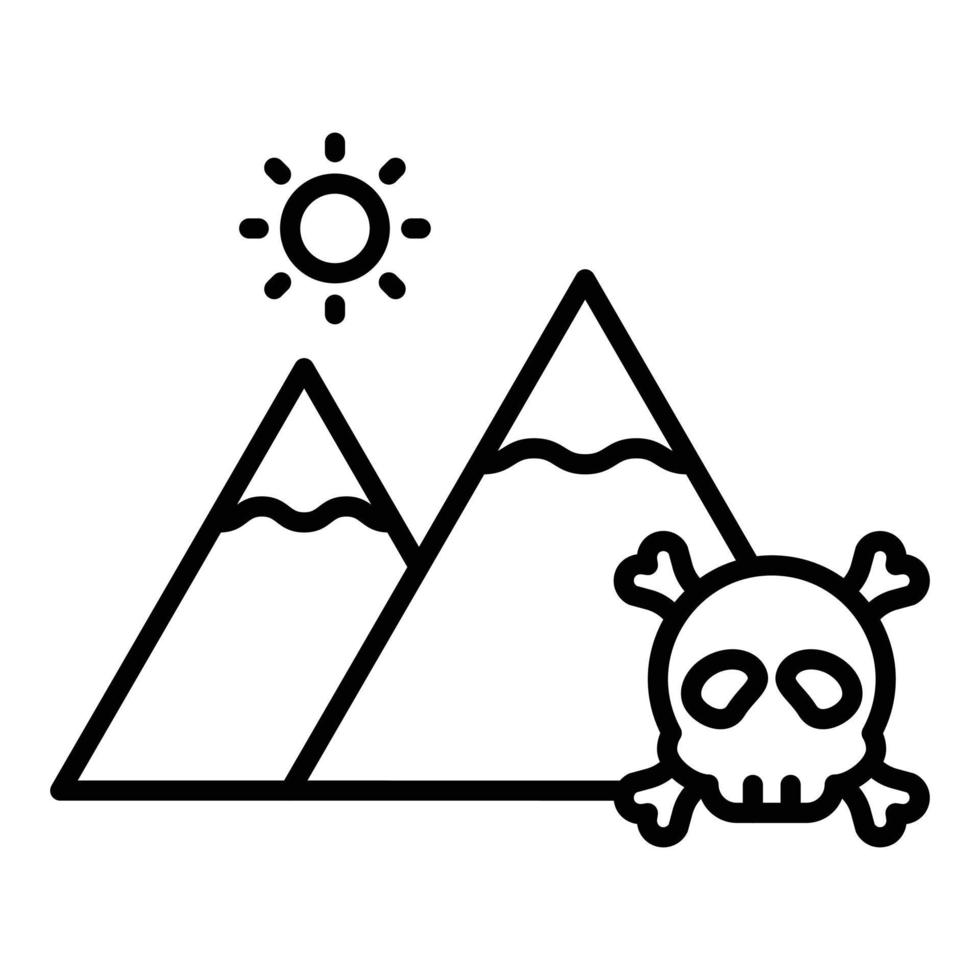 Skull Island Icon Style vector