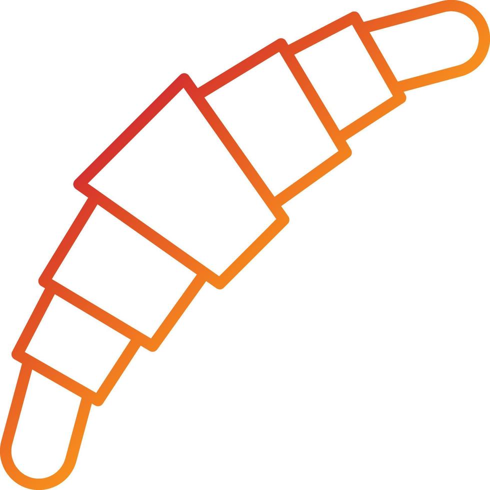 Croissant Icon Style vector