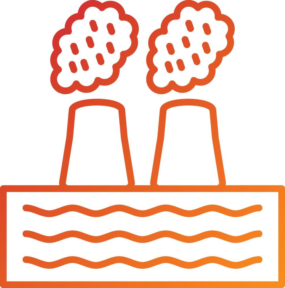 Geothermal Energy Icon Style vector