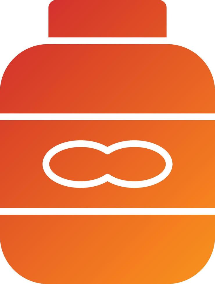 Peanut Butter Icon Style vector