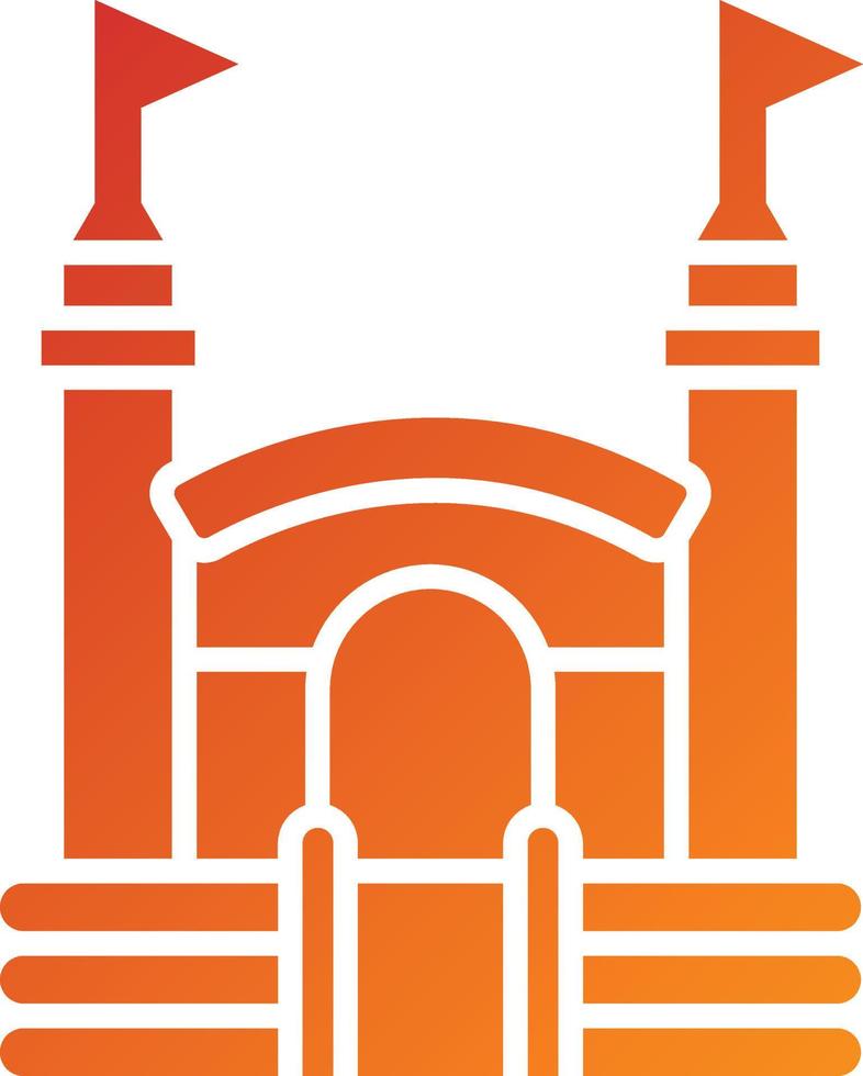 Bouncy Castle Icon Style vector