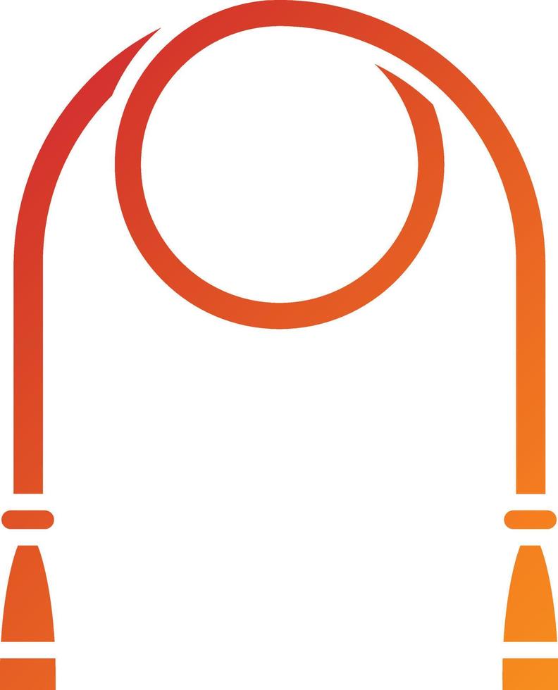 Skipping Rope Icon Style vector