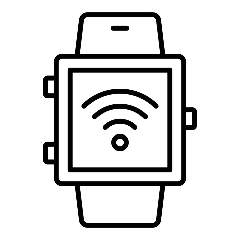 Smartwatch Icon Style vector