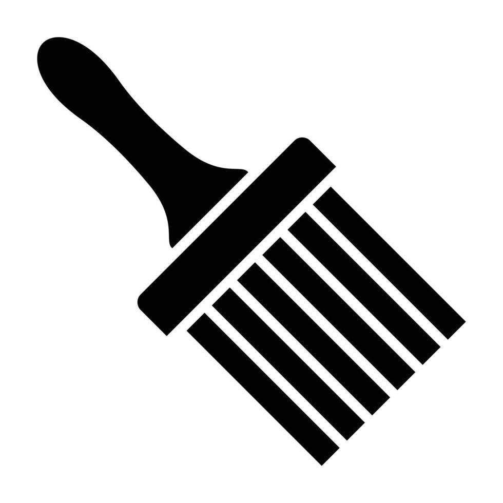 Basting Brush Icon Style vector