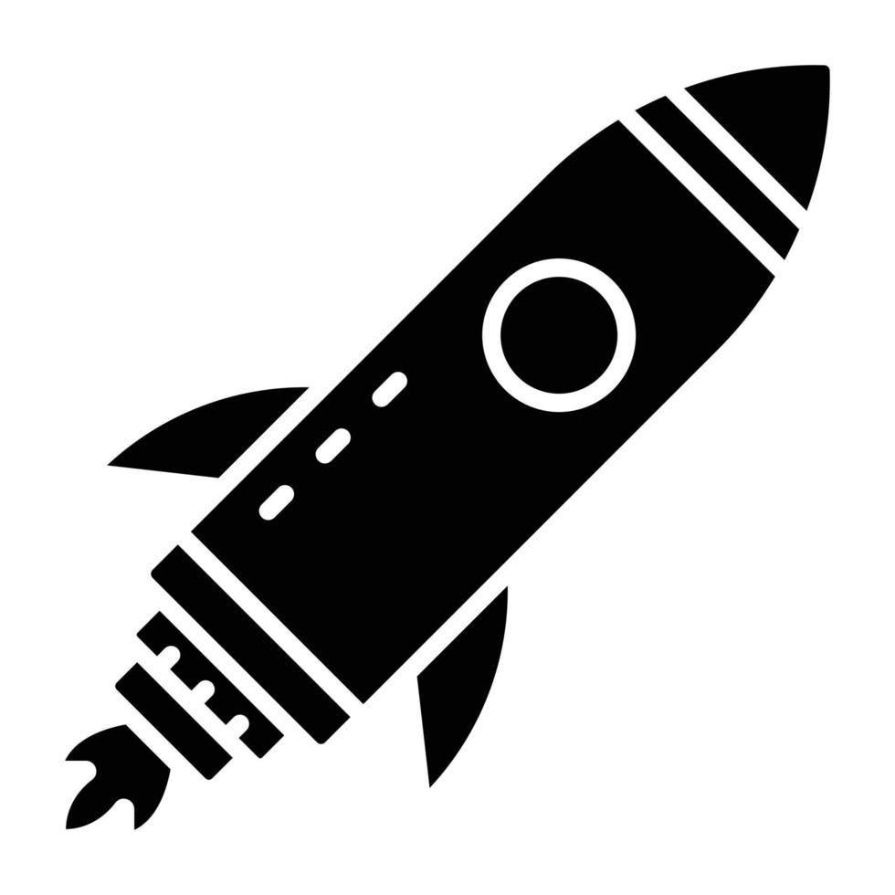 Rocket Icon Style vector