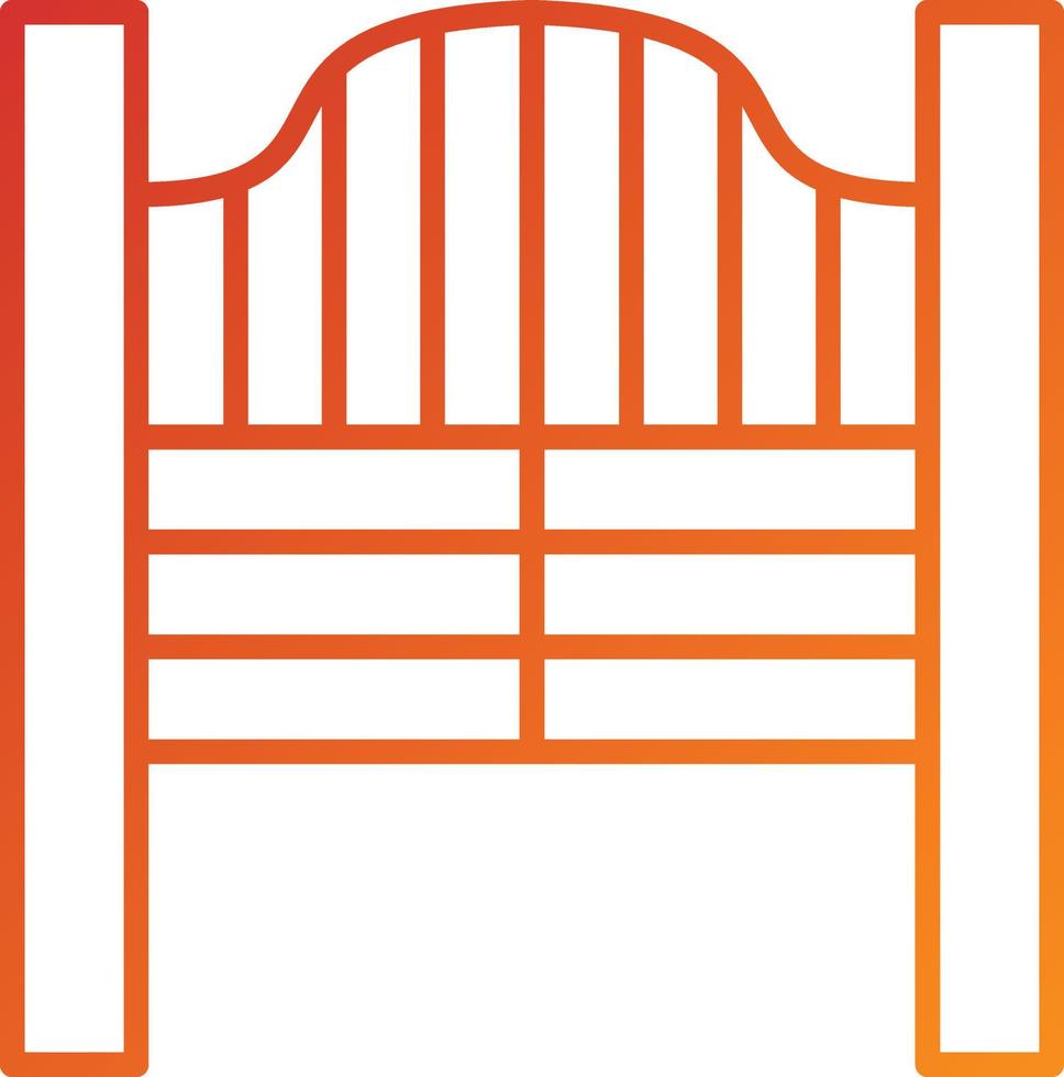 Saloon Gate Icon Style vector