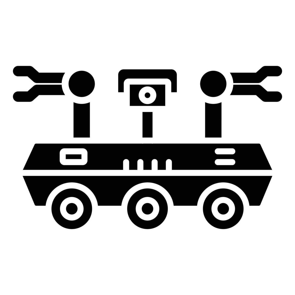 Space Robot Icon Style vector