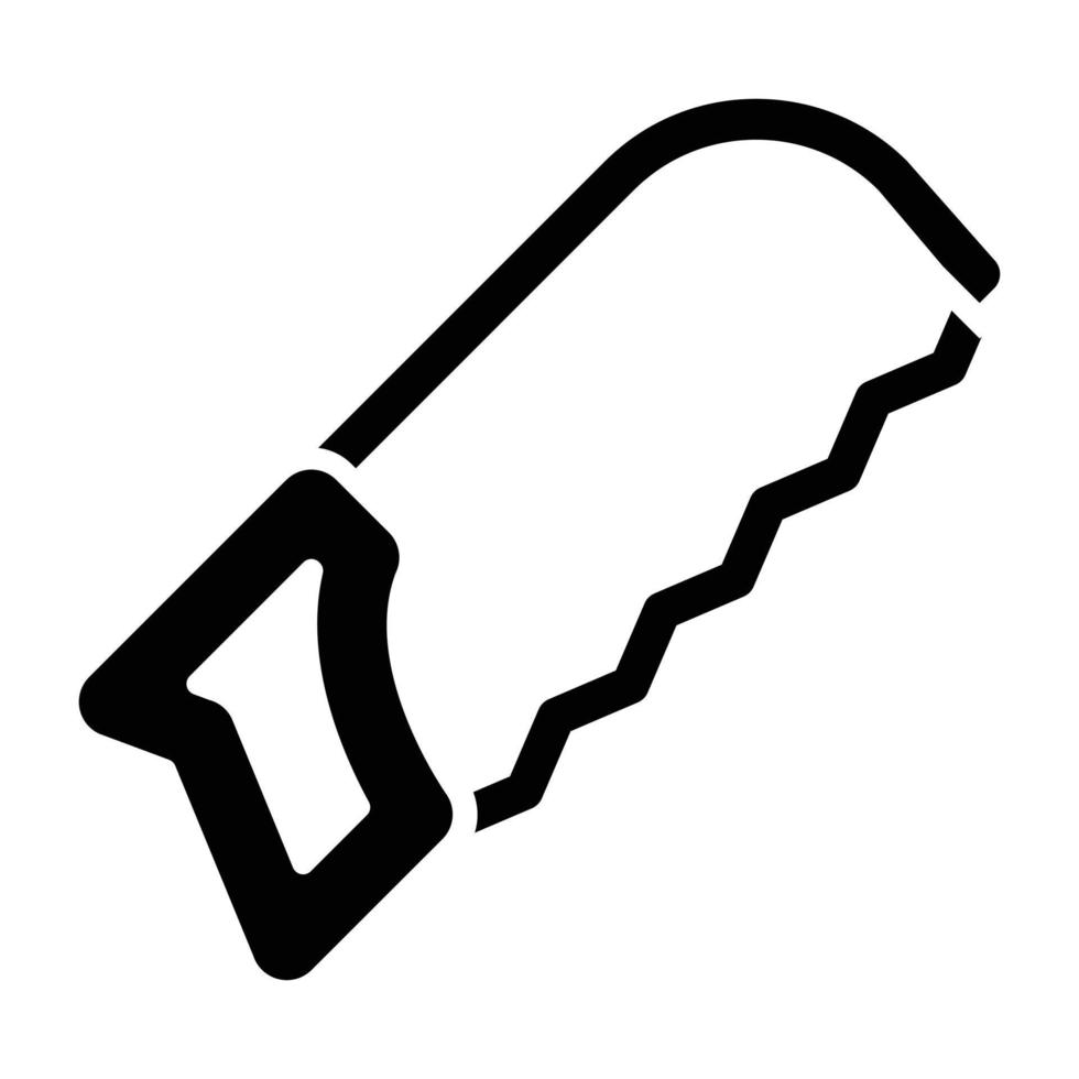 Hacksaw Icon Style vector