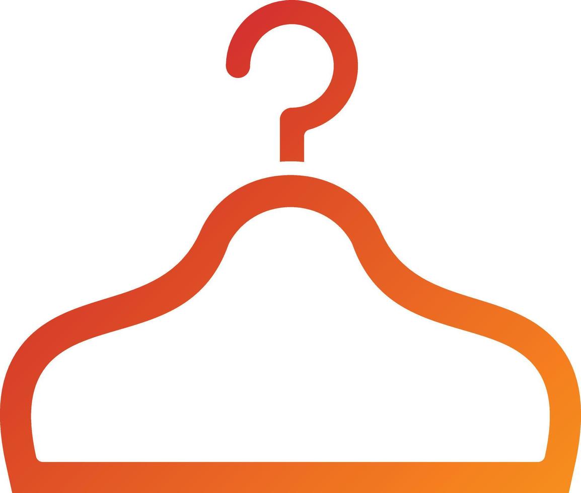 Clothes Hanger Icon Style vector