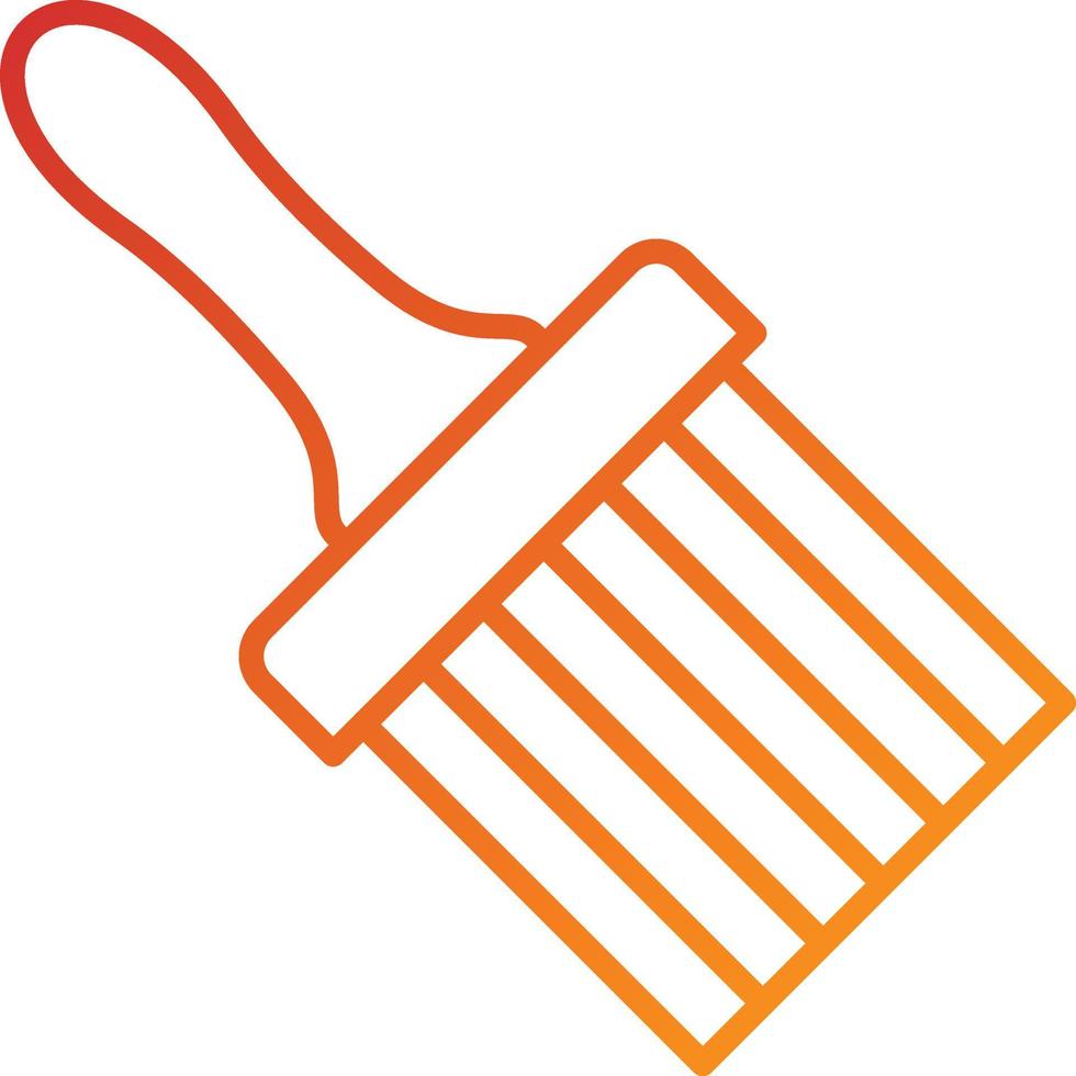 Basting Brush Icon Style vector