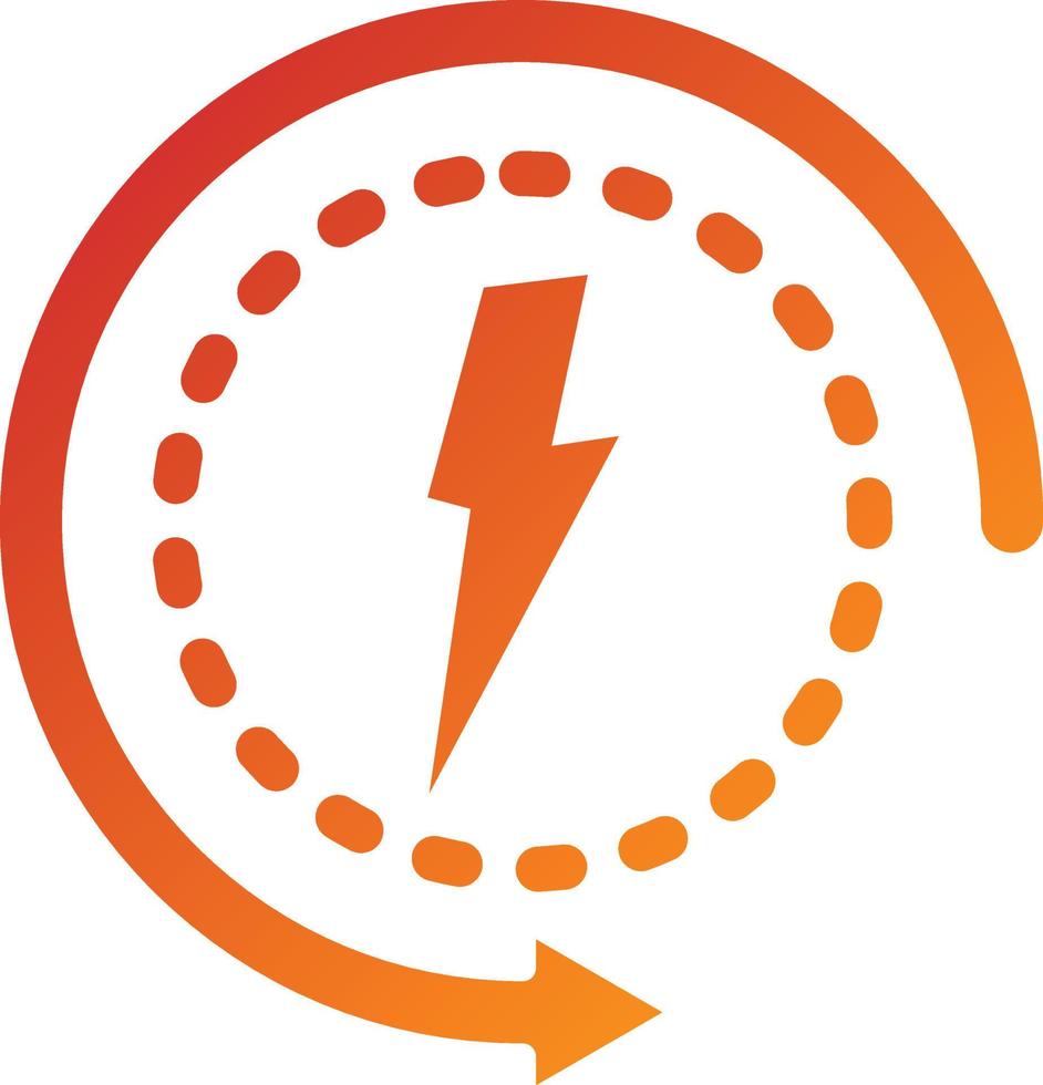 Energy Consumption Icon Style vector