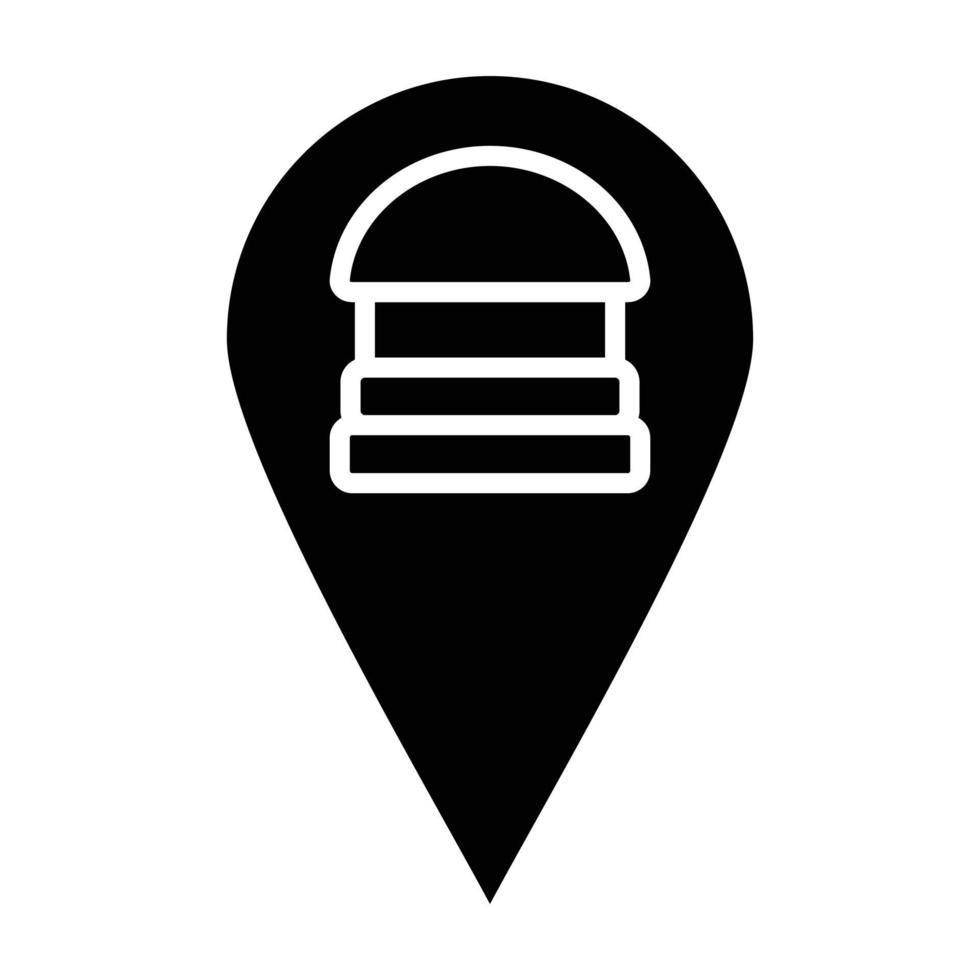 Location Icon Style vector