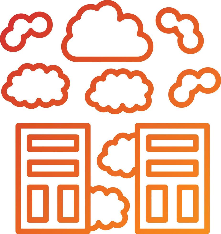 Smog Icon Style vector