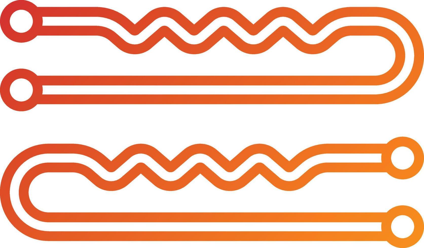 Hair Pin Icon Style vector